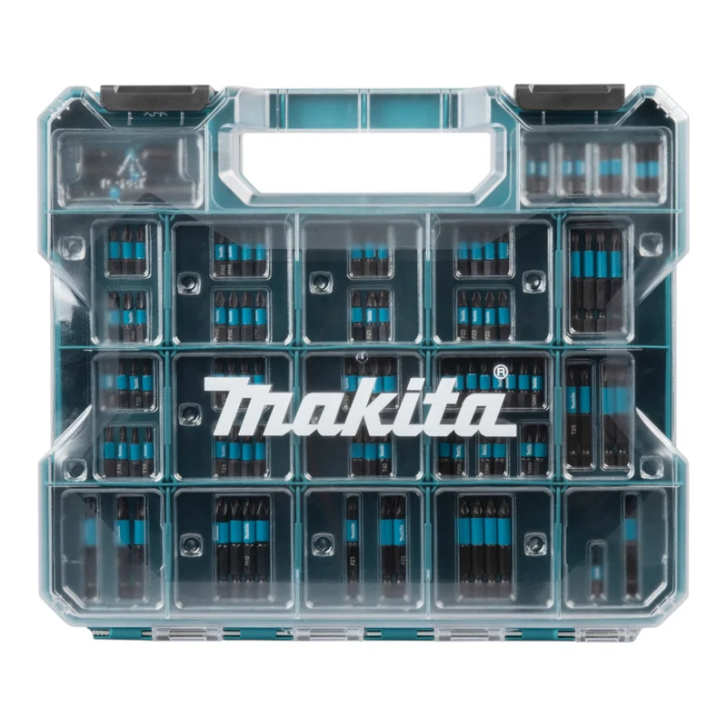 Makita Impact Black Bit Set 100 tlg. 25 / 50 mm ( E-24826 ) S2 Spezialstahl schlagfest PH / PZ / TX / TH / SL / Hex