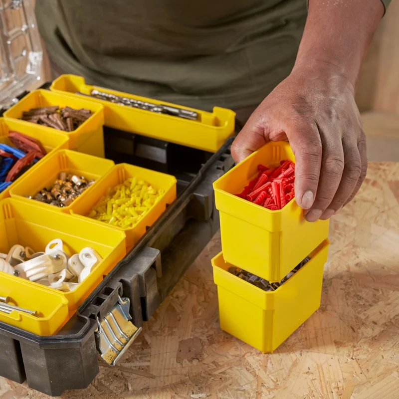 STANLEY FATMAX PRO-STACK Organizer ( FMST82967-1 ) Mobile Werkstatt 440 x 337 x 119 mm 10 Fächer