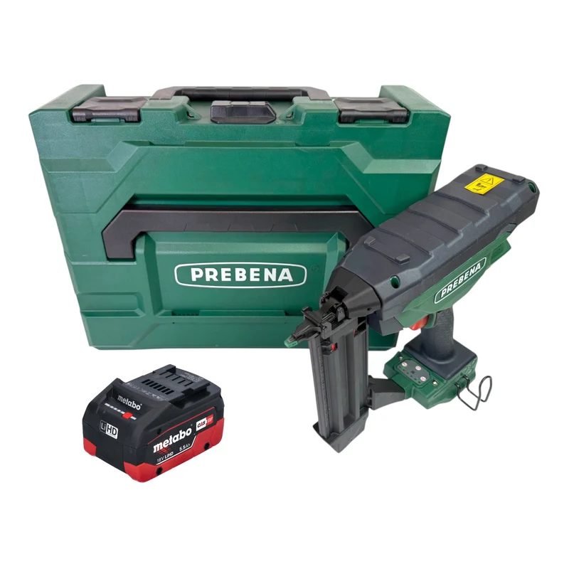 Prebena PKT-3-J55 Akku Nagler 18 V 16 - 55 mm CAS + 1x LiHD Akku 5,5 Ah - ohne Ladegerät