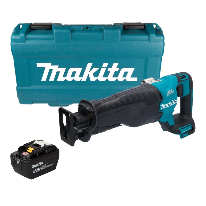 Makita DJR 187 ZK Akku Reciprosäge Säbelsäge 18 V Brushless + 1x Akku 9,0 Ah + Koffer - ohne Ladegerät