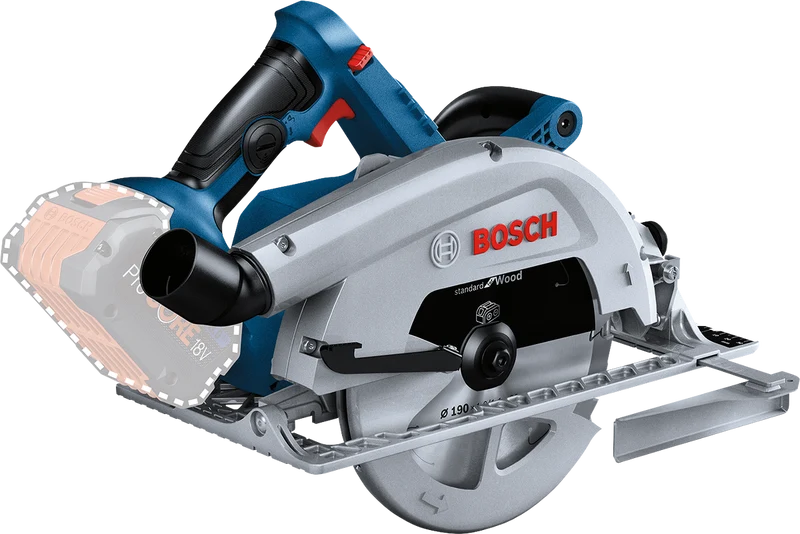 Bosch Akku-Kreissäge BITURBO GKS 18V-68 C: L-BOXX, Parallelanschlag, 1x Kreissägeblatt