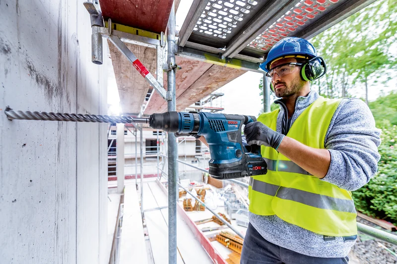 Bosch Akku-Bohrhammer BITURBO mit SDS max GBH 18V-36 C, Handwerkerkoffer