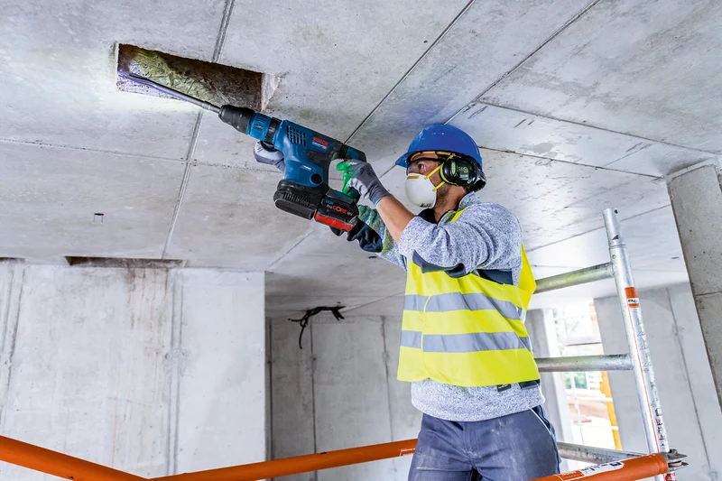 Bosch Akku-Bohrhammer BITURBO mit SDS max GBH 18V-36 C, Handwerkerkoffer