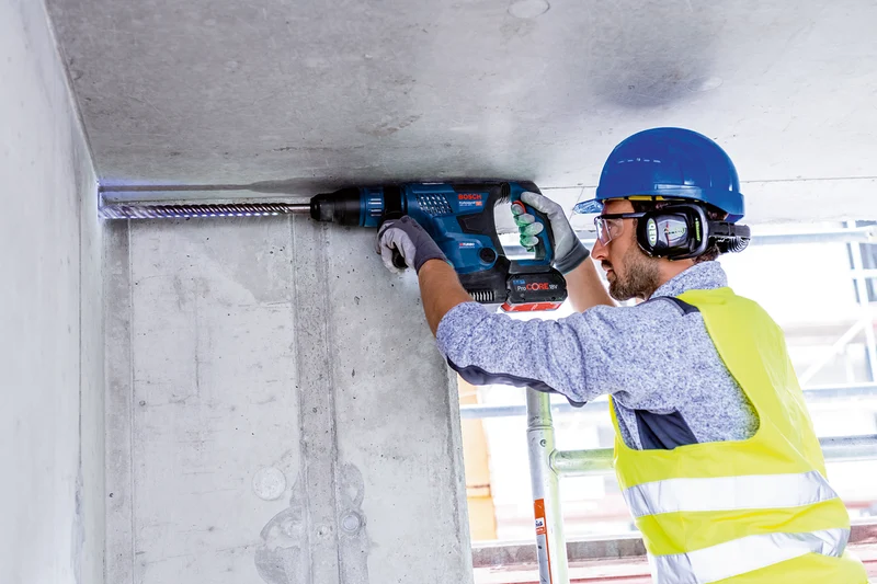 Bosch Akku-Bohrhammer BITURBO mit SDS max GBH 18V-36 C, Handwerkerkoffer