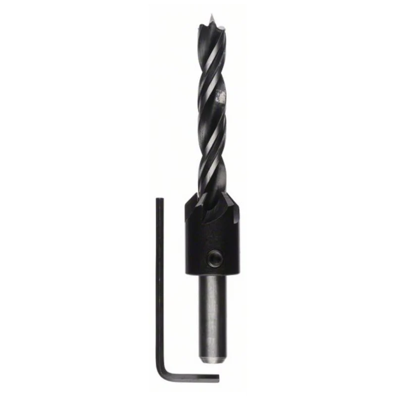 Bosch Professional Holzspiralbohrer mit Senker Ø 3 - 12 mm