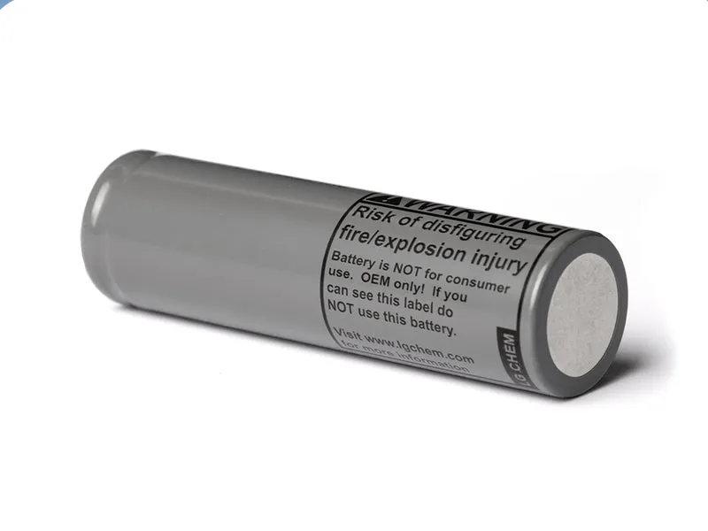 LG ICR18650HB2 - 1500mAh 3,7V (22A) Powertoolzelle BUTTON TOP / Erhöhter Pluspol
