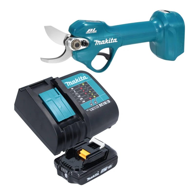 Makita DUP 181 SA1 Akku Astschere 18 V 30 mm Brushless + 1x Akku 2,0 Ah + Ladegerät