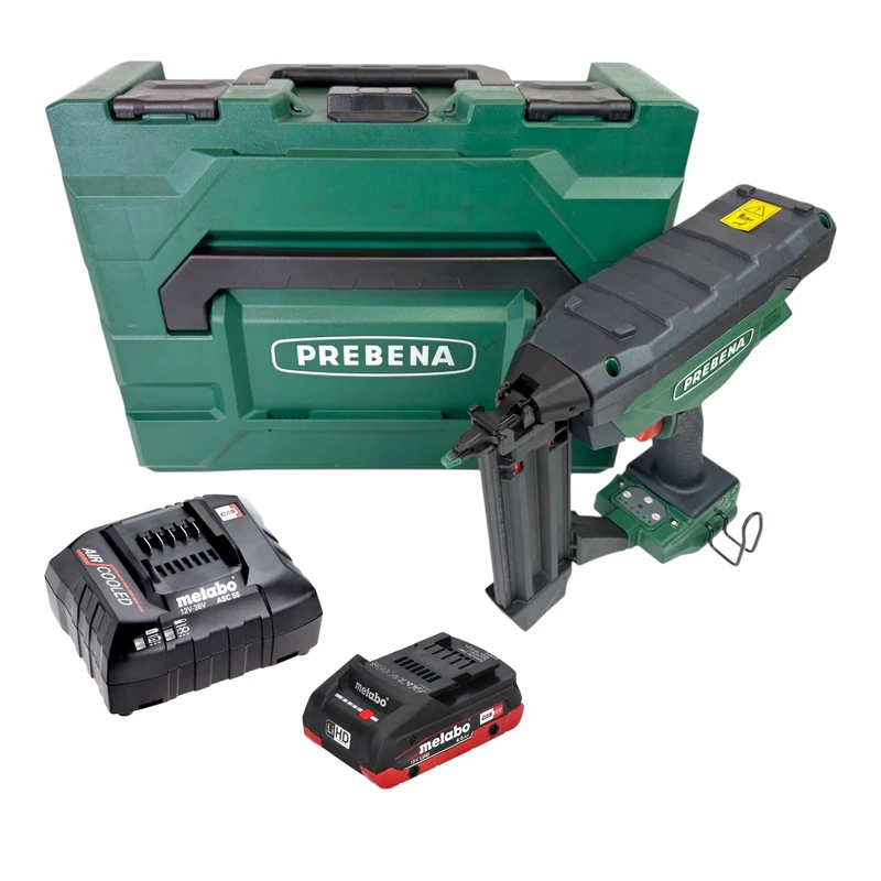Prebena PKT-3-J55 Akku Nagler 18 V 16 - 55 mm CAS + 1x LiHD Akku 4,0 Ah + Ladegerät