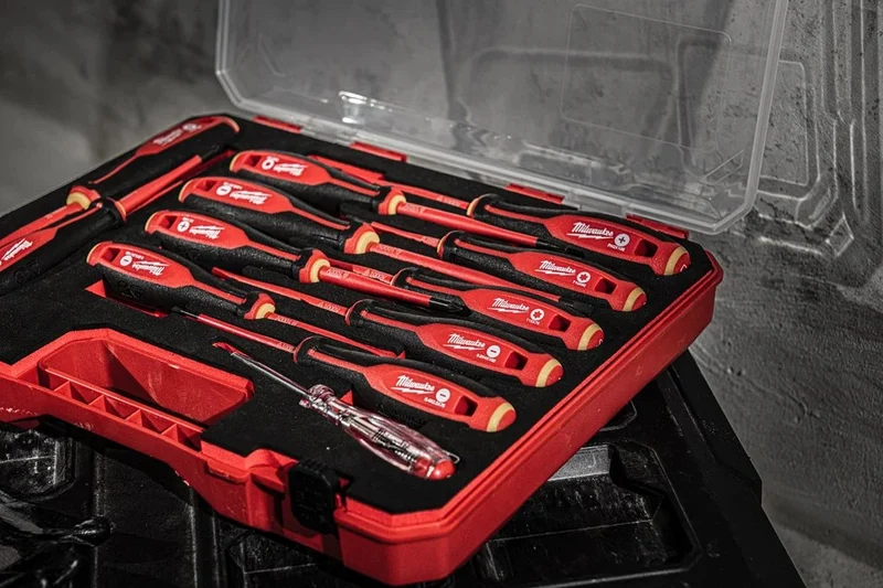 Milwaukee Tri-Lobe VDE Schraubendreher Set SL/PH/PZ/T 12 tlg.