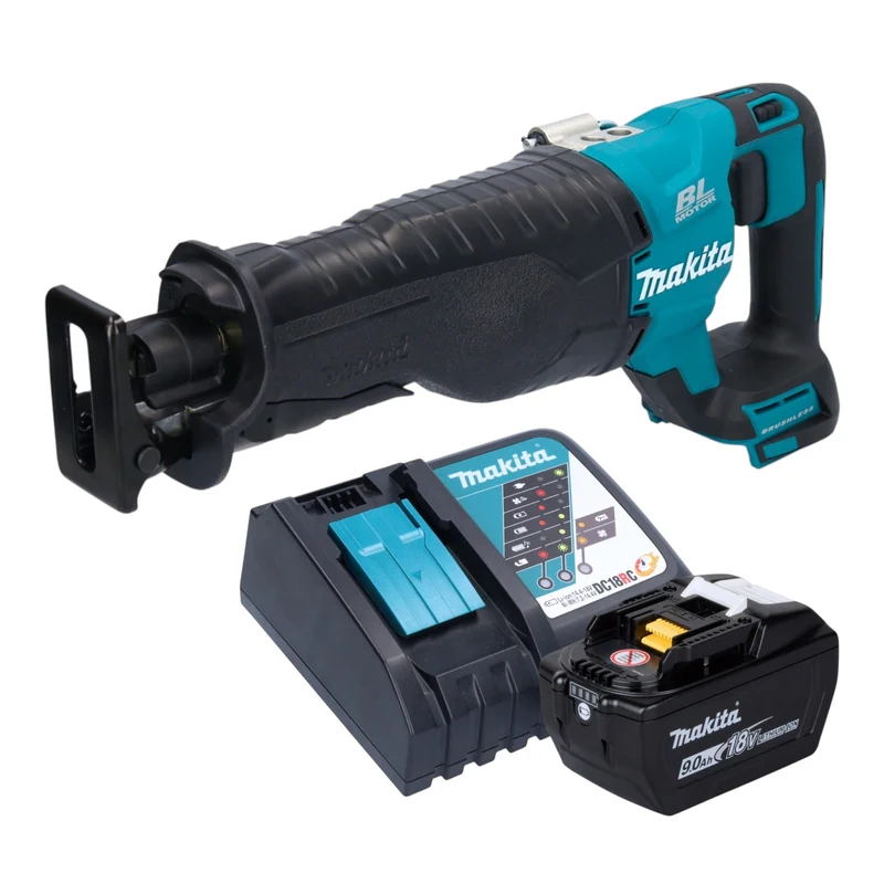 Makita DJR 187 Z Akku Reciprosäge Säbelsäge 18 V Brushless + 1x Akku 9,0 Ah + Ladegerät