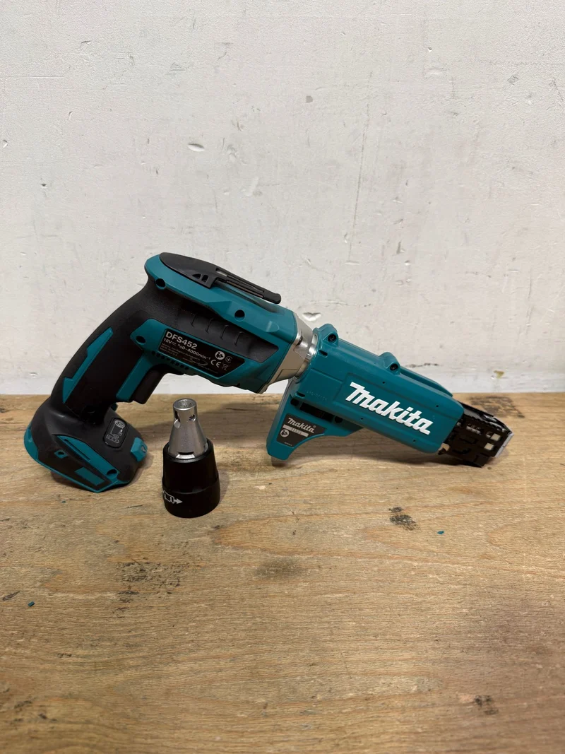 Makita DFS 452 Z Akku Trockenbauschrauber 18 V Brushless Solo - ohne Akku, ohne Ladegerät - Leicht Gebraucht