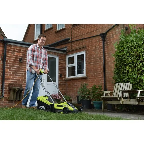 RYOBI RLM13E33S Elektro-Rasenmäher 1300 W 33 cm Schnittbreite