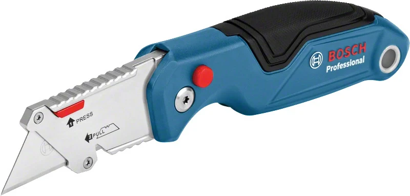 Bosch Universal-Klappmesser mit Klingenfach inkl. 3x Ersatzklingen