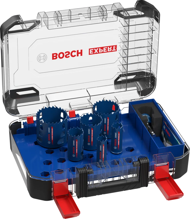 Bosch EXPERT Tough Material Lochsäge-Set, 22/25/35/51/60/68 mm, 9-tlg.