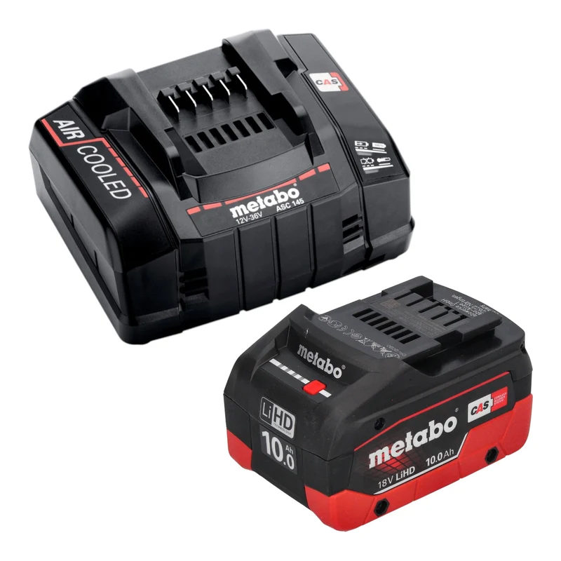 Metabo W 18 7-125 Akku Winkelschleifer 18 V 125 mm + 1x LiHD Akku 10,0 Ah + Ladegerät