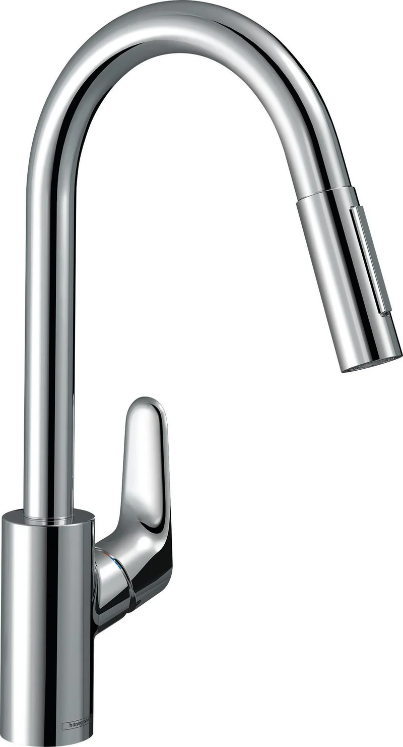 HANSGROHE Focus M41 ComfortZone 240 Einhebel-Küchenmischer mit sBox Schlauchbox und Eco-Funktion, Chrom