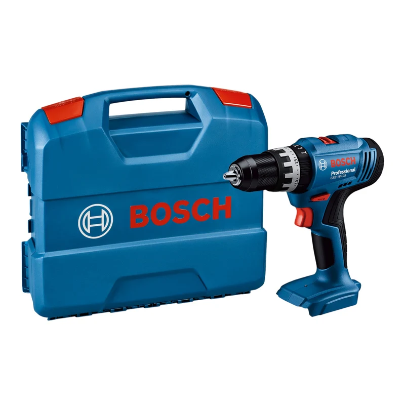 Bosch GSB 18V-25 Professional Akku Schlagbohrschrauber 18 V 56 Nm + L-Case - ohne Akku, ohne Ladegerät
