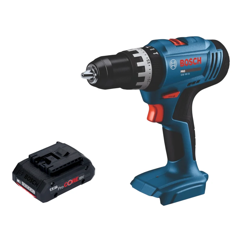 Bosch GSB 18V-25 Professional Akku Schlagbohrschrauber 18 V 56 Nm + 1x ProCORE Akku 4,0 Ah - ohne Ladegerät