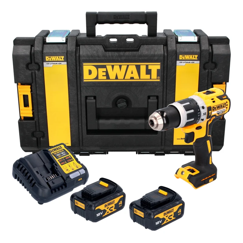 DeWalt DCD 796 M2 Akku Schlagbohrschrauber 18 V 70 Nm Brushless + 2x Akku 4,0 Ah + Ladegerät + Tough Box