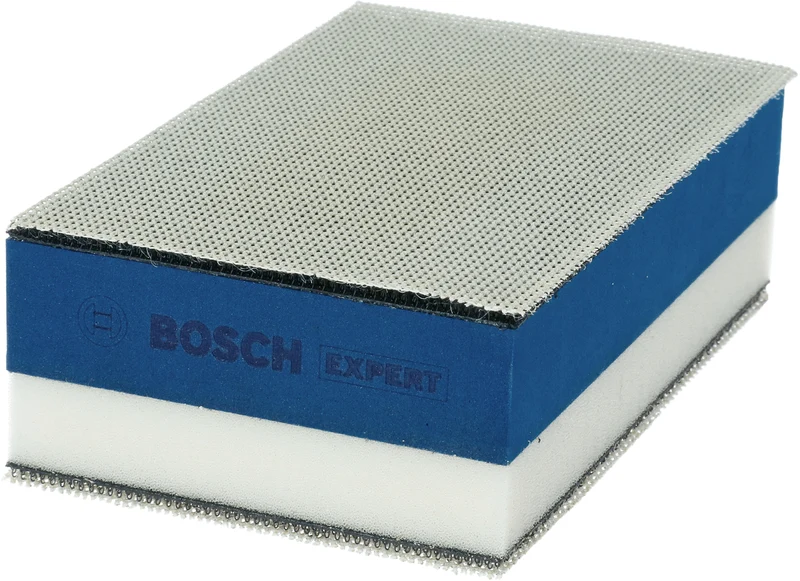 Bosch EXPERT M480 Dual Density Schleifblock 80 x 133 mm (inkl. 5 x Schleifnetz, 3-in-1 Schleifschwamm)