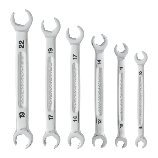 Milwaukee Offener Doppel-Ringschlüssel Set 6 tlg.