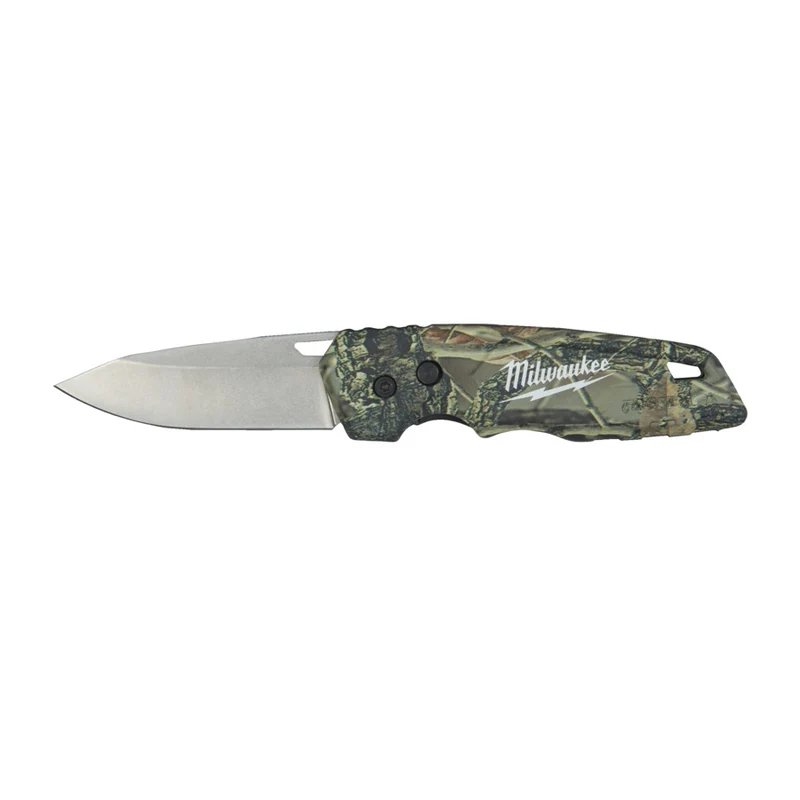 Milwaukee Fastback Camouflage Arbeitsklappmesser mit Edelstahlklinge