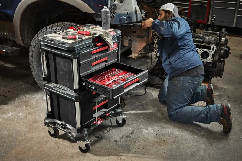 Milwaukee PACKOUT Starter-Set Automotive 4 tlg.