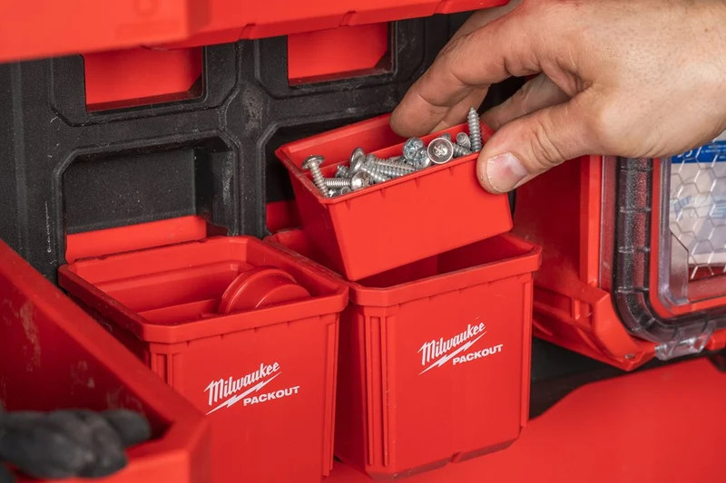 Milwaukee PACKOUT Behälter 10 x 20 cm 2 Stück