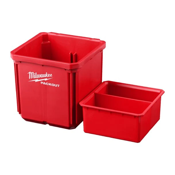 Milwaukee PACKOUT Behälter 10 x 10 cm 2 Stück