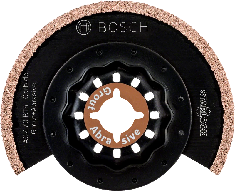 Bosch Schmalschnitt-Segmentsägeblatt ACZ 70 RT5 (Starlock, Carbide-RIFF, Besonders feine Schnitte zum Ausfräsen)