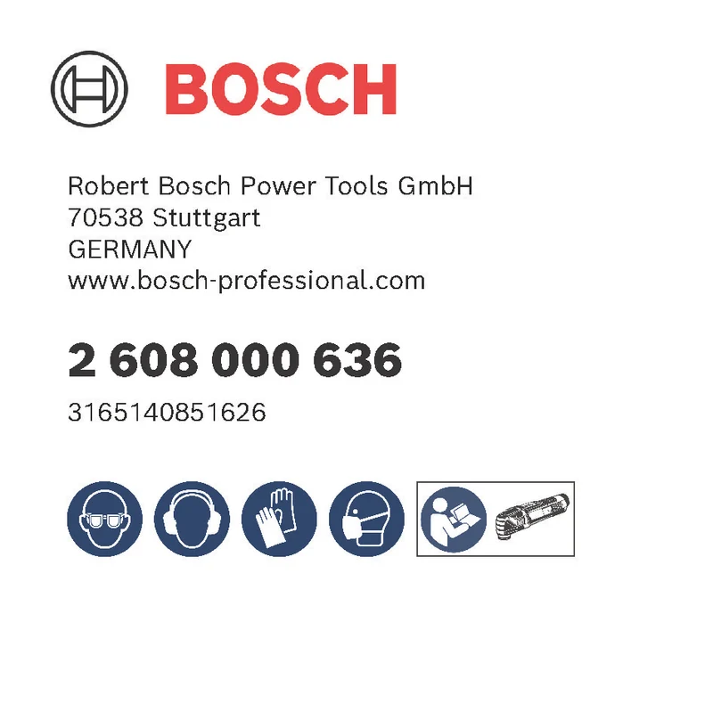 Bosch Staubabsaugung für GOP 12V-28, GOP 18V-28, GOP 30-28, GOP 40-30, GOP 55-36, GOP 300 SCE (in Verbindung mit der AVZ 93 G Schleifplatte)