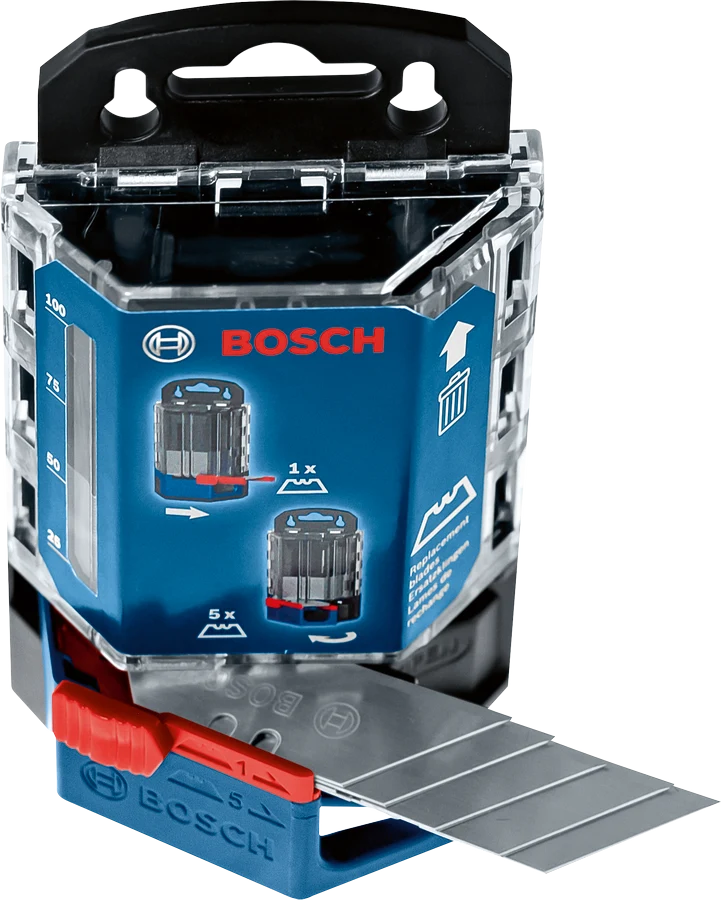 Bosch Professional Trapezklinge 62x15 mm im Klingenspender 50 Stück