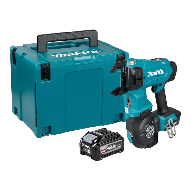 Makita TR 001 GU101 Akku Bewehrungsverbinder 40 V max. 1,6 mm Brushless + 1x Akku 4,0 Ah + Makpac - ohne Ladegerät