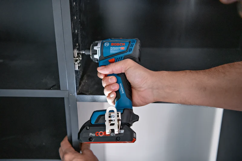 Bosch Professional GSR 18V-90 FC Akku-Bohrschrauber FlexiClick bürstenlos 90 Nm Flexiclick mit 2x 18V 4.0 Ah ProCore in L-Boxx 136