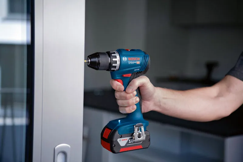 Bosch Akku-Bohrschrauber GSR 18V-45 (Drehmoment: 45 Nm, inkl. 3 x ProCORE18V 4,0 Ah Akku im L-CASE)