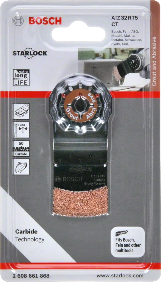 Bosch Carbide-RIFF Tauchsägeblatt AIZ 32 RT5, 30 x 32 mm