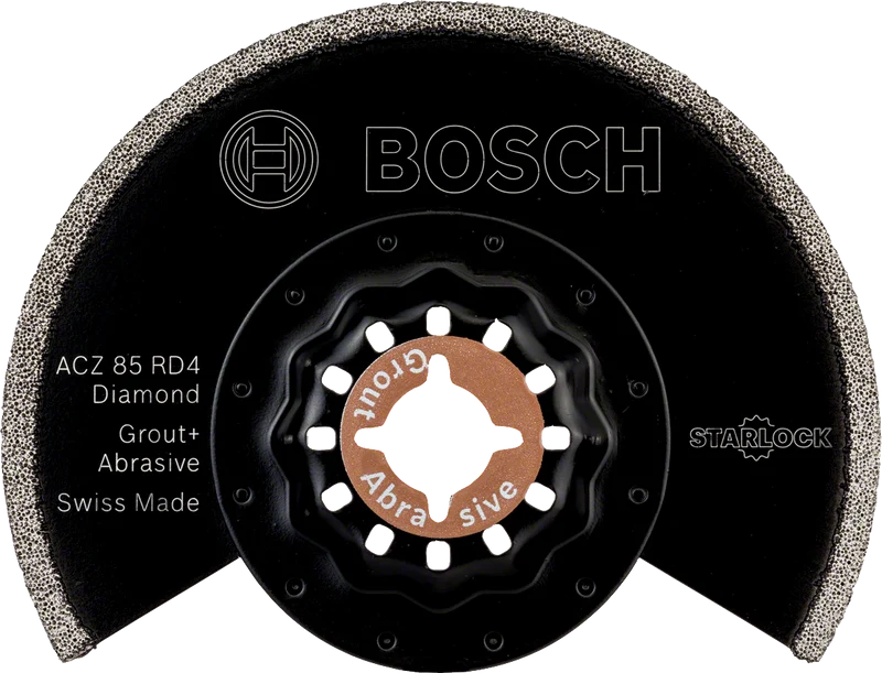 Bosch EXPERT Segmentsägeblatt ACZ 85 RD4 (Starlock, Grout, Diamond, für Mörtel, weiche Fliesen, 85 mm)