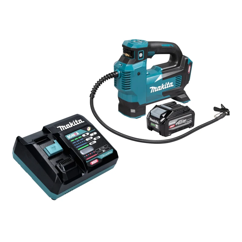 Makita MP 001 GU101 Akku Kompressor 40 V max. 11,1 bar + 1x Akku 4,0 Ah + Ladegerät
