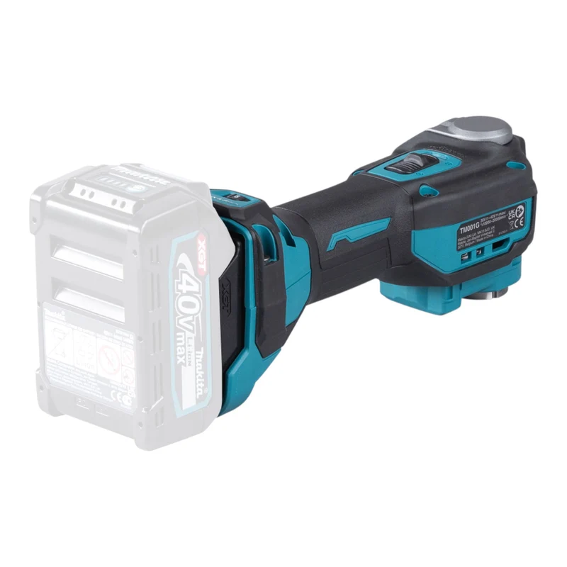 Makita TM 001 GU201 Akku Multifunktionswerkzeug 40 V max. Starlock Max Brushless + 2x Akku 4,0 Ah + Ladegerät