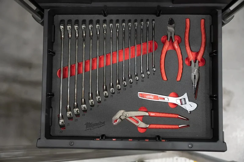 Milwaukee PACKOUT Einlage Ringmaul- und Zangeneinlage 19 tlg.