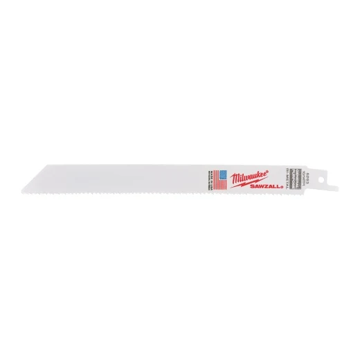 Milwaukee 200 x 2,5/1,8 mm (10/14 TPI) Säbelsägeblatt General Purpose, flexibel