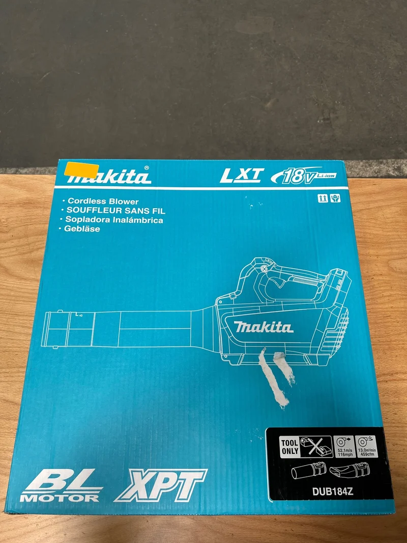 Makita DUB 184 Z Akku Gebläse 18 V Brushless Solo - ohne Akku, ohne Ladegerät - Reparaturgerät