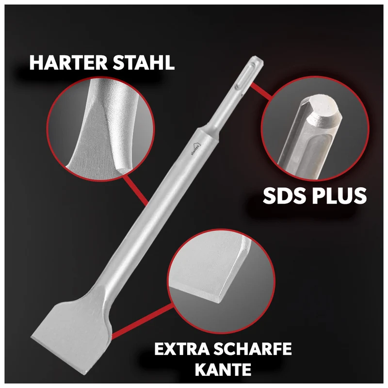 Siwitec SDS Plus Spatenmeißel 75 x 165 mm