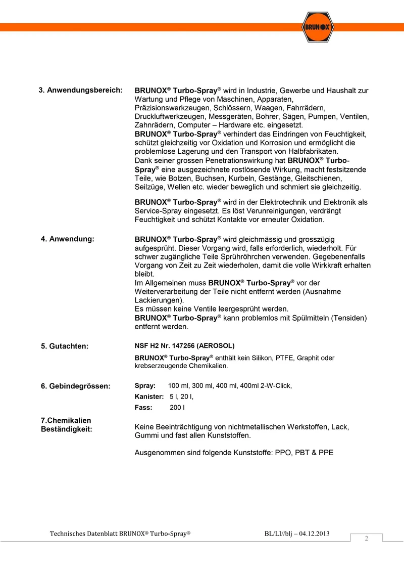 BRUNOX Turbo-Spray 300 ml Multifunktionsöl