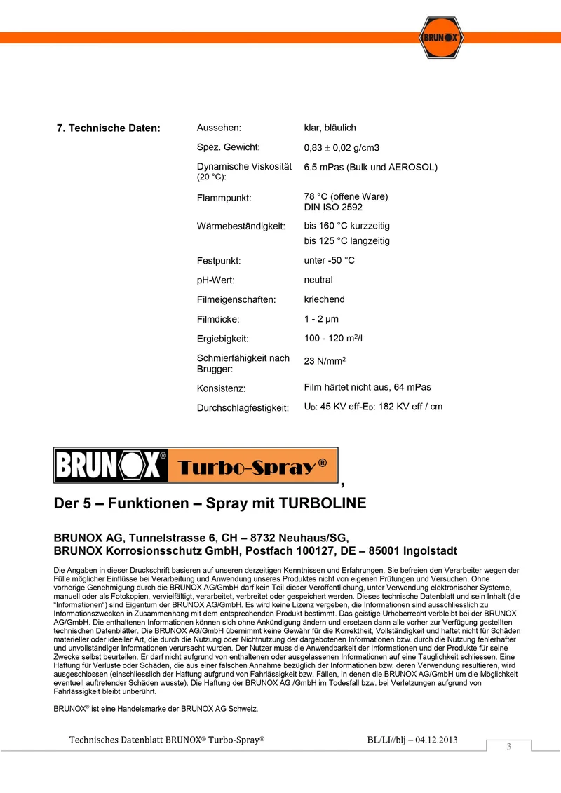 BRUNOX Turbo-Spray 300 ml Multifunktionsöl