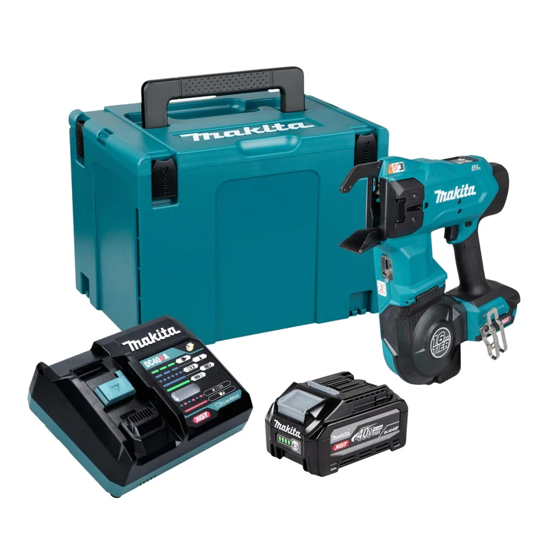 Makita TR 001 GU101 Akku Bewehrungsverbinder 40 V max. 1,6 mm Brushless + 1x Akku 4,0 Ah + Ladegerät + Makpac