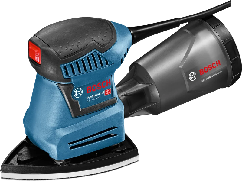 Bosch Professional GSS 160 Multi Schwingschleifer 180 W inkl. Zubehör in L-Boxx 136