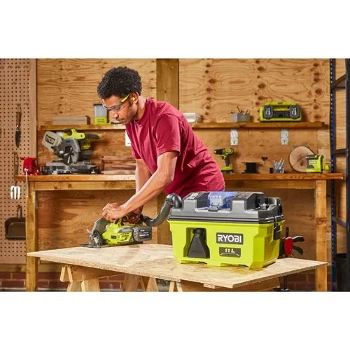 RYOBI RV1811-0 Akku-Nass-/Trockensauger 1.500 l/min Luftstrom ohne Akku/Lader im Karton (5133005995)