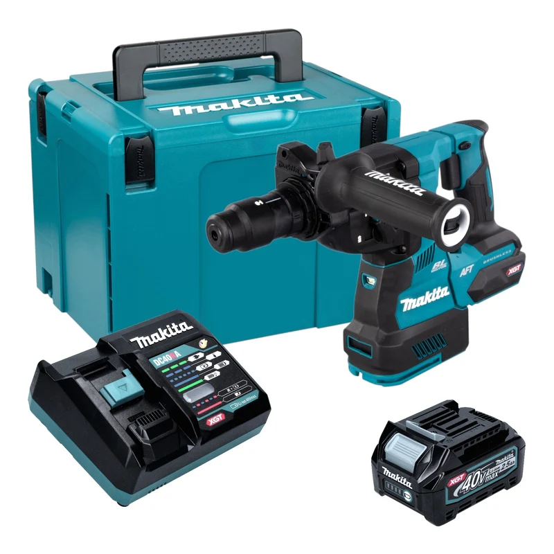 Makita HR 002 GD101 Akku Bohrhammer 40 V max. 2,9 J SDS plus Brushless + 1x Akku 2,5 Ah + Ladegerät + Makpac