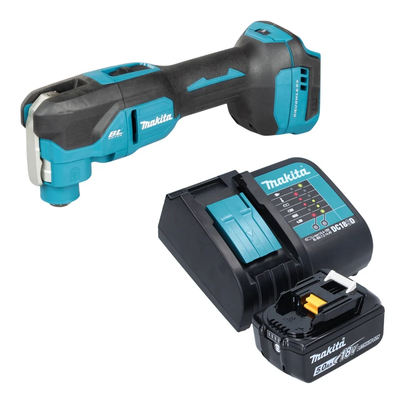 Makita DTM 53 ST1 Akku Multifunktionswerkzeug 18 V OIS / Starlock Brushless + 1x Akku 5,0 Ah + Ladegerät
